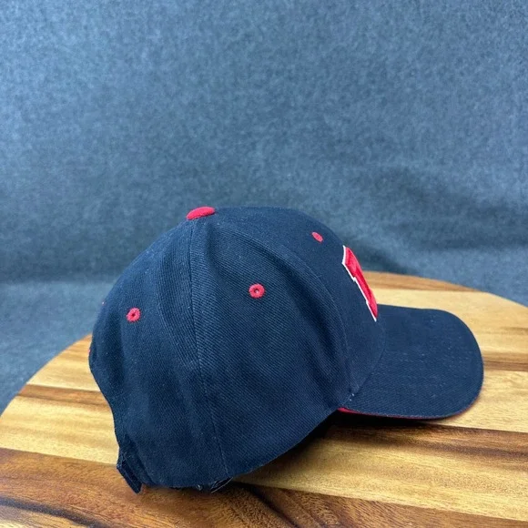 Ole Miss Colonel Reb VTG Starter Hat Navy Blue Red Embroidered Graphic NWT 2003 - Picture 9 of 13